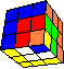 2D cube in cube in cube back - 2D Würfel im Würfel im Würfel hinten